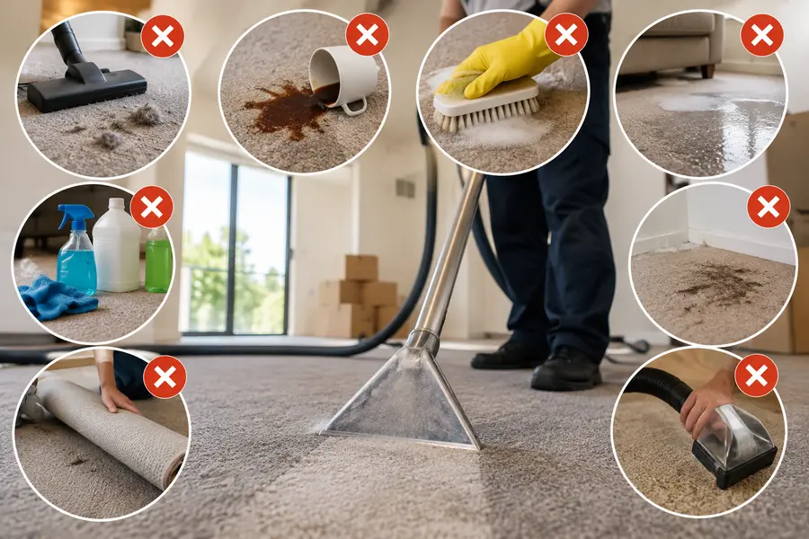 8 Mistakes to Avoid During End of Lease Carpet Cleaning Sunshine Coast
